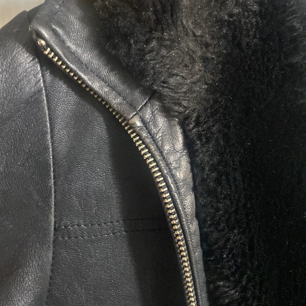 Wilson Leather Coat Szm+Nip Reeses/Jolly Rancher - image 7